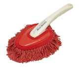 California Car Duster Dash Dusters 62447 Duster, 12 in. White Plastic Handle, Wedge Shaped, 3.75 in. x 5.5 in. Head, Vinyl Bag, Each thumbnail 1