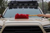 California Super Dusters 62557 Car Duster, 30 in. Natural Wood Handle, 360° Round Head, Vinyl Bag, Each thumbnail 8