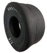 Phoenix Drag F/X Slicks 31.25x12.20-15 Tire, Slick, 31.25 x 12.20-15, Bias-Ply, F-9 Compound, Solid White Letter, Each thumbnail 2
