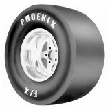 Phoenix Drag F/X Slicks 32x14-15 Tire, Slick, 32 x 14-15, Bias-Ply, F-9 Compound, Solid White Letter, Each thumbnail 3