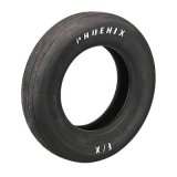 Phoenix Drag F/X Front Tires 26x4.5-15 Tire, Front, 26 x 4.5 -15, Bias-Ply, DE Compound, Solid White Letters, Each thumbnail 1