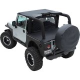 Smittybilt Standard Tops S/B93335 Soft Top, Top, Polymer Cloth, Black Diamond, Jeep, Each thumbnail 2