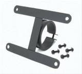 Smittybilt Jeep License Plate Mounting Brackets S/B4432 Bracket, Fits Models with Winch Mount Bumper, Works with Roller Fairlead, Steel, Black, Each thumbnail 1