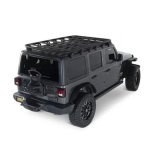 Smittybilt Defender Roof Rack Mounts for 2020-2025 GLADIATOR, 2018-2025 WRANGLER - SBJ02 Adapters, Defender, Platform Mount, Aluminum, Black Powdercoat, Textured Finish, Mount Only, Jeep, Each thumbnail 4