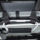 Smittybilt Roll Bar Accessories S/B779311 Powder Coated Aluminum Handle That Can Be Mounted Using Factory Points , Black and Silver. Sold As A Pair. thumbnail 3
