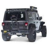 Smittybilt Shower Awnings 2899 Truck and SUV Awnings, Awning, Universal, PVC Cover, Gray, Hook and Loop Mount, Aluminum Frame, Zipper Closure, Hardware included, Each thumbnail 1