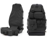 Smittybilt G.E.A.R. Seat Covers S/B5661001 Cover; GEAR Cover; Black; Front, Each thumbnail 2