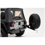 Smittybilt XRC Swing-Away Tire Carriers S/B76654 Spare Carrier, XRC, Swing-Away, Rear, Steel, Black Textured, 37 in. Maximum Diameter, Jeep, Each thumbnail 2