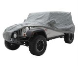Smittybilt Full Climate Covers S/B830 Car Cover; Jeep Cover; Incl. Heavy Duty Grommet Bag; Lock; Cable; No Drill Installation thumbnail 1