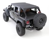 Smittybilt Extended Tops S/B94235 Soft Top, Top, Polymer Cloth, Black Diamond, Jeep, 2-Door, Each thumbnail 1