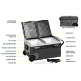 Smittybilt DualZone Basecamp Portable Fridge/Freezers 2989 Refrigerator, Fridge Freezer, 75 Liter, 12V and 120V, Each thumbnail 6