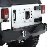 Smittybilt XRC Bumpers for 2007-2018 WRANGLER, 2018 WRANGLER JK - SB76855 Bumpers, Rear, Rear Bumper, w/Hitch, w/o Spare Tire Option Mount, Black Texture, No Drill Installation thumbnail 2