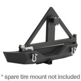 Smittybilt XRC Bumpers for 2007-2013 WRANGLER - SB76856-01 Bumpers, Rear, Bumper, w/Hitch, w/Spare Tire Option Mount, Not Included, Black Texture, No Drill, Each thumbnail 1