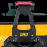 Smittybilt Third Brake Light Extension Brackets SB61970W Bracket, Bolt-On, Black, Up to 37 in. Tire, Ford, Each thumbnail 1