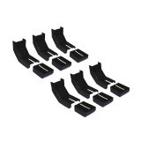 Raptor Series Running Board Components RB-BKC6 Bracket Covers Black Thermoplastic Rubber - Trimming Required for Custom Fit. To confirm compatibility, please see link under Mount Styl thumbnail 1