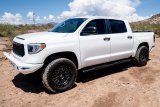 Raptor Series 5 in. Slide Track Oval Running Boards for 1999-2016 F-250 SUPER DUTY, F-350 DUTY - 2003-0343BT Boards, Tread Step, Aluminum, Black, Textured, Extended Cab, Ford, Pair thumbnail 3