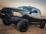 Raptor Series Magnum RT Drop Steps RTS82DG Step Bars, Steps, Steel, Black Powdercoated, Includes Brackets, Dodge, Pair thumbnail 2