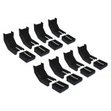 Raptor Series Running Board Components RB-BKC8 Bracket Covers Black Thermoplastic Rubber - Trimming Required for Custom Fit. To confirm compatibility, please see link under Mount Styl thumbnail 1