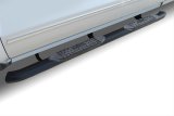 Raptor Series 5 in. Cab Length OE-Style Curved Oval Tube Side Step Bars for 2003-2009 RAM 3500, 2500, 2002-2008 1500 - 1602-0101B Nerf Bars, 5" OE Style Oval, Black E-Coated, 02-08Ram1500 Reg. Cab; 03-09Ram2500/3500 Reg. thumbnail 1