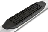Raptor Series 5 in. Cab Length Oval Tube Side Step Bars 0802-0279M Nerf Bar, 5" Magnum Straight Oval, Polished SS, 15-17 Dodge Ram 1500 Reg. (Including EcoDiesel) thumbnail 2