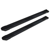 Raptor Series - Running Boards, Nerf Bars and Rock Sliders for 1999-2016 F-250 SUPER DUTY, F-350 DUTY 1703-0344BT 6 in OEM Style Slide Track Boards Black Textured Aluminum 99-16 Ford F-250/F-350 Super Duty Crew thumbnail 1