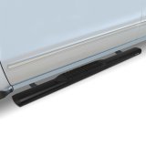 Raptor Series Running Boards, Nerf Bars and Rock Sliders 2001-0016BT 07-18 Chevy Silverado/GMC Sierra 1500 Regular Cab; 07-19 Chevy Silverado/GMC Sierra 2500/3500 Regular Cab 5 Inch Black Textured Aluminum Oval thumbnail 1
