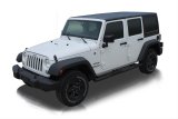 Raptor Series 5 in. Cab Length OE-Style Curved Oval Tube Side Step Bars for 2007-2017 WRANGLER, 2018 WRANGLER JK - 1608-0375BT Bars, OE Style Tube, Steel, Black Textured, Jeep, Pair thumbnail 2