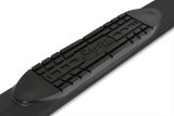 Raptor Series 5 in. Cab Length OE-Style Curved Oval Tube Side Step Bars for 1999-2016 F-250 SUPER DUTY, F-350 DUTY - 1603-0179B Bars, OE Style Oval, Black E-Coated, 1999-16 Ford F-250/F350 Super Duty Super Cab, thumbnail 2