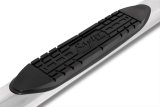 Raptor Series 4 in. Cab Length OE-Style Curved Oval Tube Side Step Bars 1501-0581 Nerf Bars, 4" OE Style Oval, Pol. SS, 07-17Silverado/Sierra1500/2500/3500 Reg. (Rocker Panel Mount) thumbnail 2