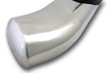 Raptor Series 4 in. Cab Length OE-Style Curved Oval Tube Side Step Bars 1501-0581 Nerf Bars, 4" OE Style Oval, Pol. SS, 07-17Silverado/Sierra1500/2500/3500 Reg. (Rocker Panel Mount) thumbnail 3