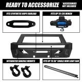 Raptor Series Magnum RT Front Bumpers for 2014-2024 4RUNNER - FBM75TYN-RT Bumper, RT, Fabricated, Steel, Black, Front, Toyota, Each thumbnail 5