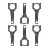 BoostLine Connecting Rods VW6456-787 Rod, I-Beam, Forged 4340 Steel, Shot-Peened, Floating Pin, Volkswagen, VR6, Set of 6 thumbnail 1