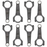 BoostLine Connecting Rods BC6385-990 Rod, I-Beam, Chromoly 4340 Steel, Shot-Peened, Floating Pin, Chevrolet, Big Block, Set of 8 thumbnail 1