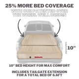 AirBedz Air Mattresses PPI-505 PPI 505 Mid Size 5.0'-5.5' Short Bed with Built-in Rechargeable Battery Pump. The Original Truck Bed Mattress TAILGATE EXTENSION AIR MATTRESS thumbnail 5