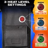 AirBedz Folding Chairs PPI-HEAT_CHR Pittman Outdoors Portable Heated Camping Chair thumbnail 1