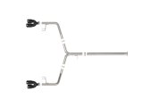 AFE Power Exhaust Systems 49-37043-B Takeda 3 IN to 2-1/2 IN 304 Stainless Steel Axle-Back w/ Black Tip Kia K5 GT 21-24 L4-2.5L (t) thumbnail 2