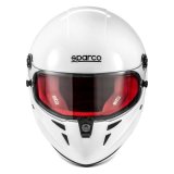 Sparco Stealth RF Helmet - Medium - White/Red thumbnail 3