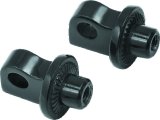 Kuryakyn Splined Peg Adapter Harley-Davidson Male Mount Black thumbnail 1