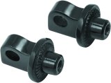 Kuryakyn Splined Peg Adapter Harley-Davidson Male Mount Black thumbnail 2