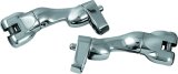 Kuryakyn Adjustable Passenger Peg Mounts For Harley-Davidson Touring and Indian Models Chrome thumbnail 1