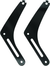 Kuryakyn Fixed Mounts Multi-Purpose Driver & Passenger Backrest 18-Up Softail Black thumbnail 1