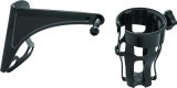 Kuryakyn Reflex Drink Holder Right Side HD Touring Passenger Mount 96-13 Gloss Black thumbnail 2