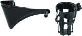 Kuryakyn Reflex Drink Holder Right Side HD Touring Passenger Mount 14 and Up Gloss Black thumbnail 2