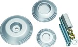 Kuryakyn Lodestar Rear Axle Sliders-BMW-Silver thumbnail 1