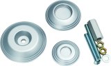 Kuryakyn Lodestar Rear Axle Sliders-BMW-Silver thumbnail 2