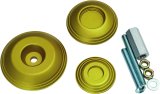 Kuryakyn Lodestar Rear Axle Sliders-BMW-Gold thumbnail 2