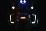 Kuryakyn Tracer L.E.D. Front Turn Signal Insert, White/Amber Light, Smoke Lens 1157 thumbnail 6