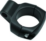 Kuryakyn Mirror Adapter 1-1/4inch Bars Mount Satin Black thumbnail 2