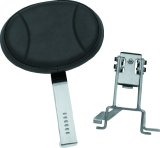 Kuryakyn Plug-N-Go Driver Backrest 14-Up Indian Black Pad, Chrome thumbnail 1