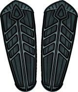 Kuryakyn Spear Driver Floorboard Inserts Satin Black thumbnail 1